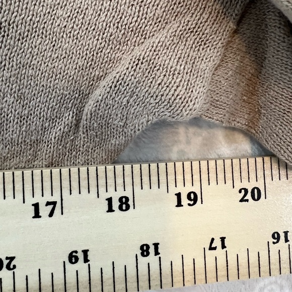 OLD NAVY GUC BIEGE LONG HALF 3/4 SLEEVE DROP SHOULDER TUNIC STYLE L LARGE 706 - Picture 7 of 9